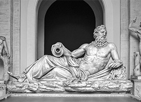 Мраморная статуя Зевса в Ватикане