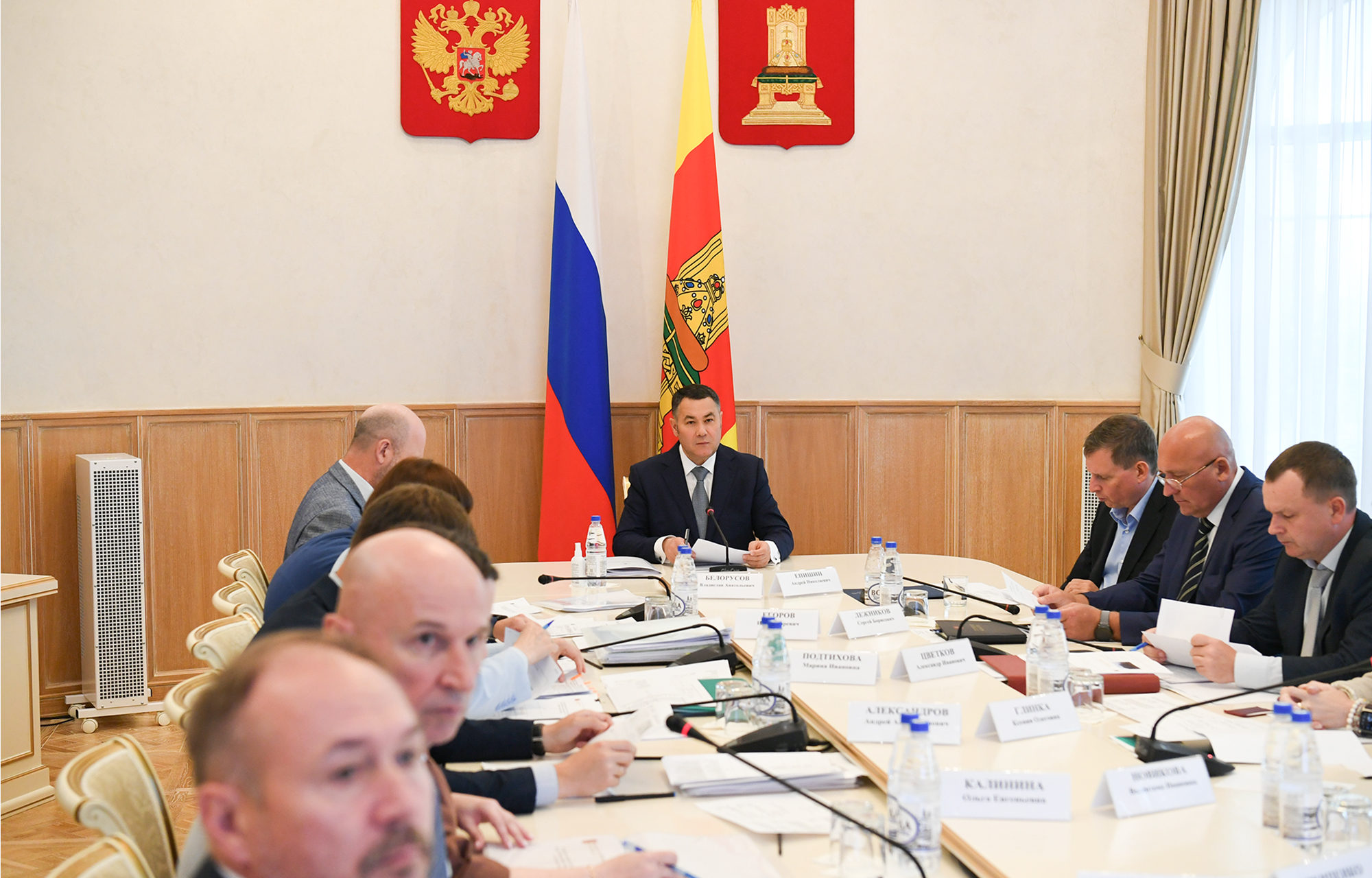 Игорь Руденя провёл заседание Бюджетной комиссии Тверской области