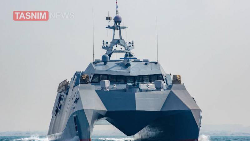 ВМС КСИР получили ракетный корабль-катамаран «Шахид Сулеймани» вмф