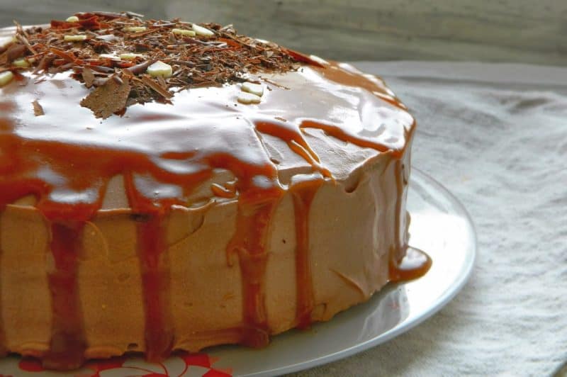 Быстрый карамельный торт