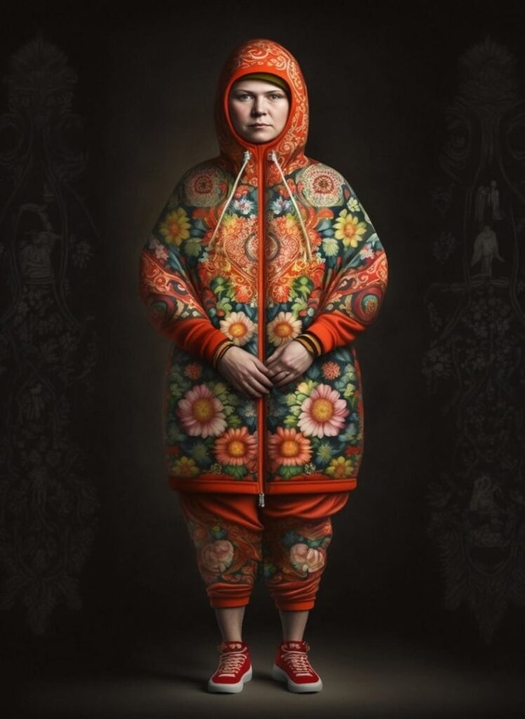 Искусственный интеллект создал образы русских народных спортивных костюмов