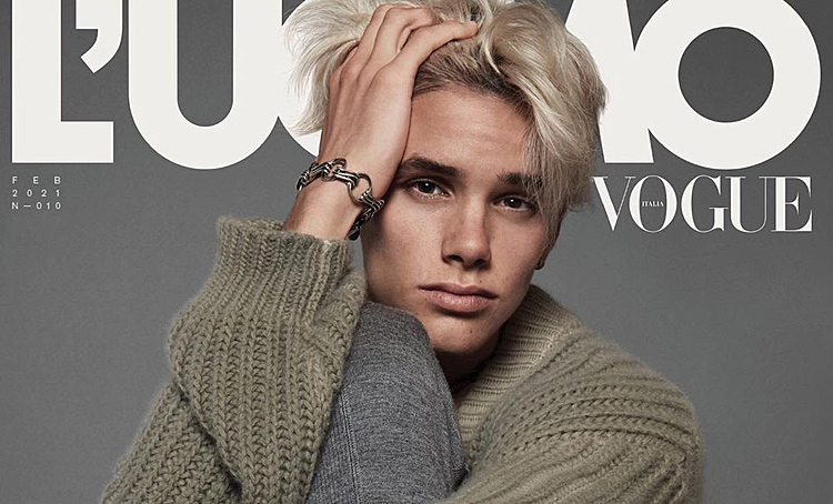 Ромео Бекхэм дебютировал на обложке Vogue