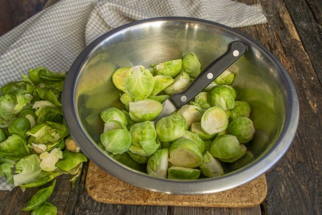 Брюссельская капуста в сливочном соусе под сырной корочкой кулинария,кухонька,рецепты