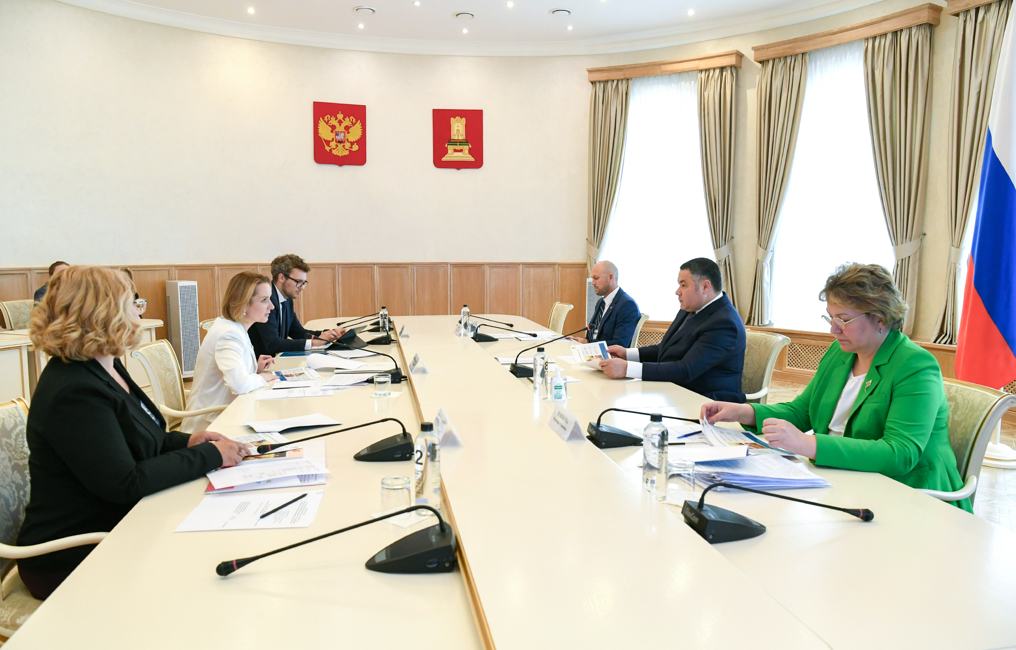 Игорь Руденя провел деловую встречу с уполномоченным при Президенте РФ по правам ребенка Марией Львовой-Беловой