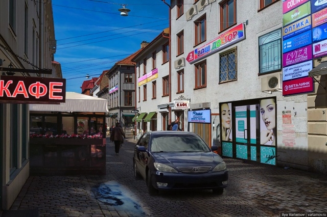 Как бы выглядели города европейских стран, если бы они находись в России 