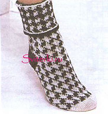 Узор «Гусиные лапки» в технике ленивого жаккарда: в стиле Коко Узор «Гусиные лапки» в технике ленивого жаккарда: в стиле Коко идеи,одежда,рукодельнице на заметку,своими руками,узор гусиные лапки