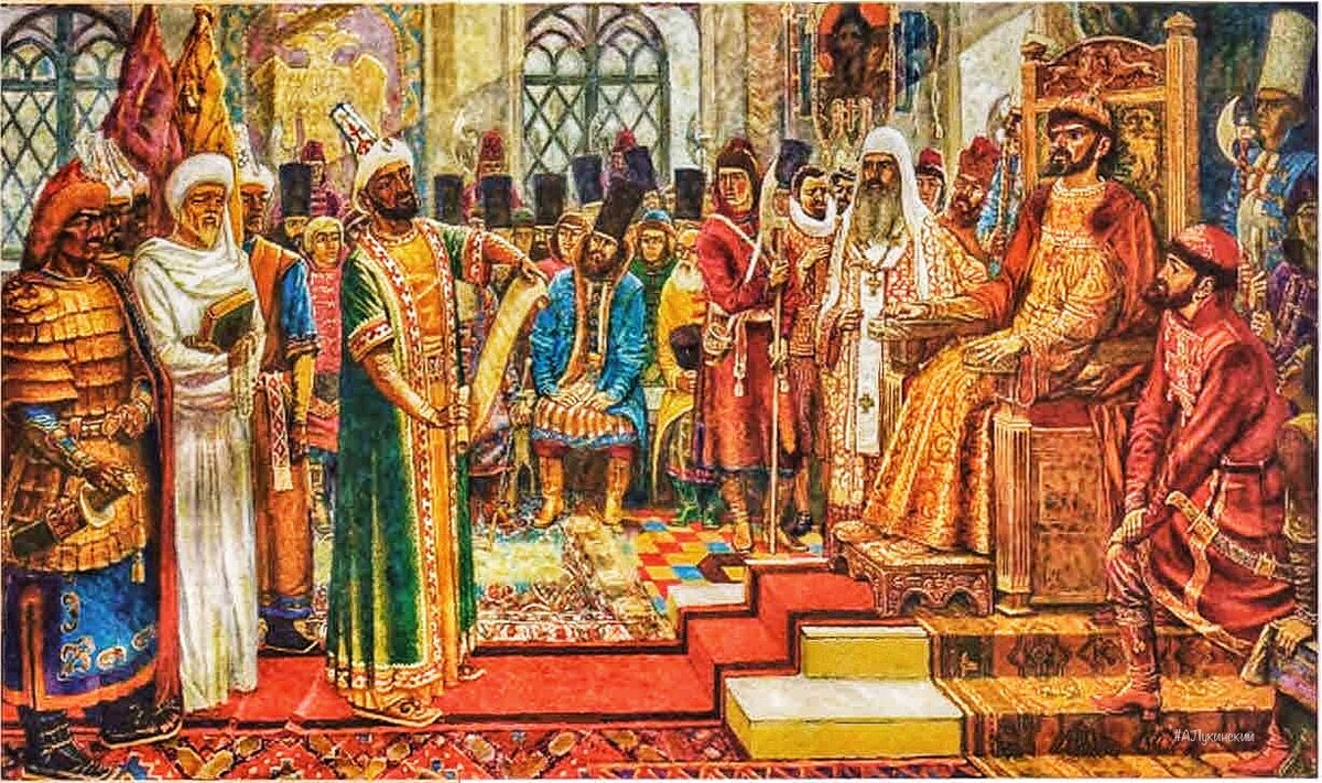 договорились о мире казанские татары и русские у московского царя Василия III