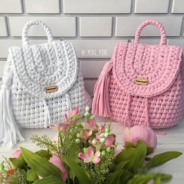 Стильные вязаные рюкзаки Стильные вязаные рюкзаки вязаные рюкзаки,идеи,рукоделие,своими руками,сделай сам