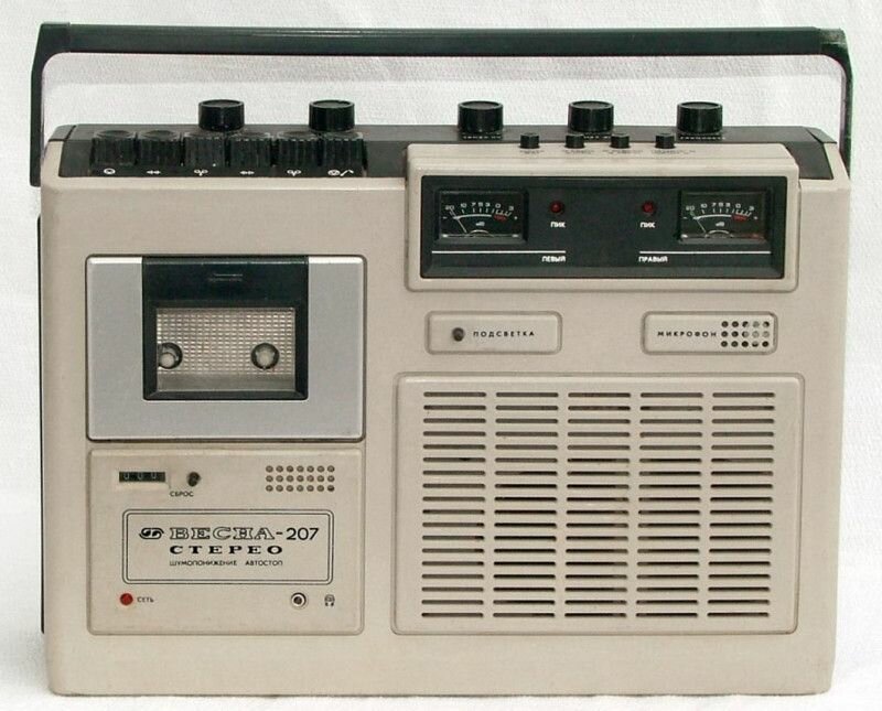 Кассетные магнитофоны 70-80-х