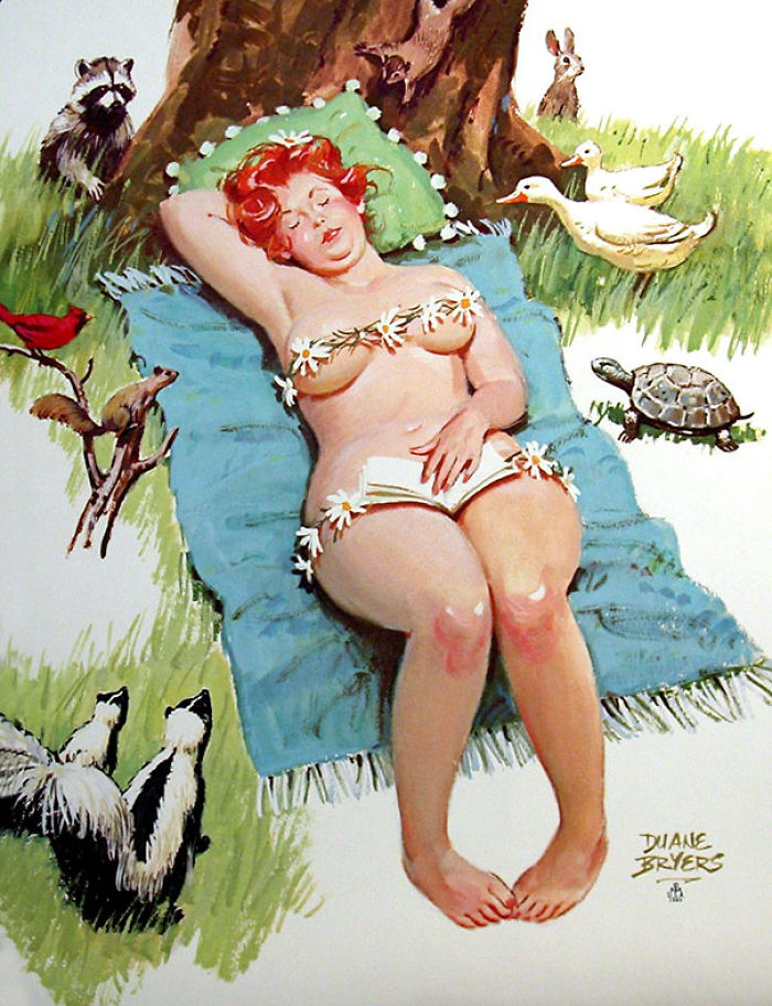 Plus-size Pinup Girl