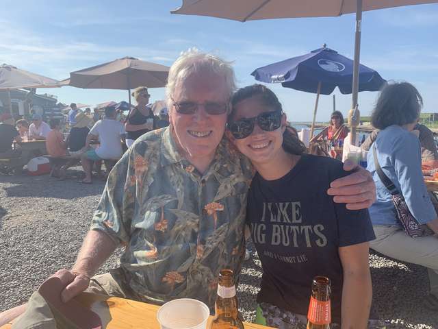 внучка с дедушкой