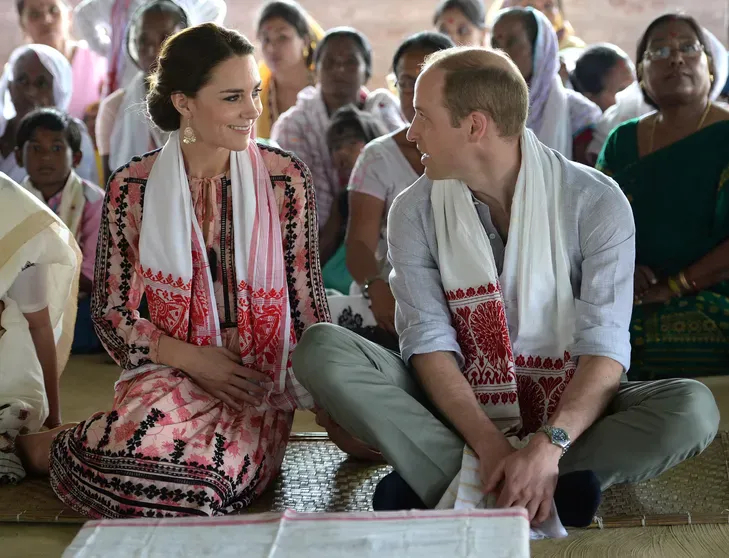Принц Уильям и Кейт Миддлтон в Индии в 2016 году/Фото: James Whatling — Pool/Getty Images
