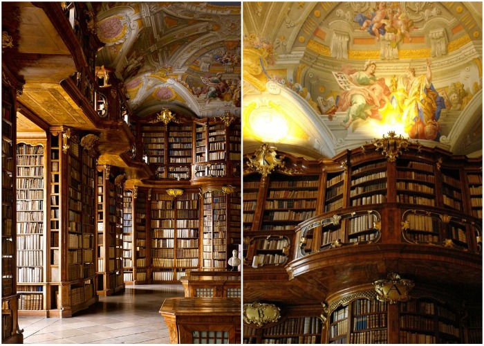 Библиотека монастыря Святого Флориана (Австрия).