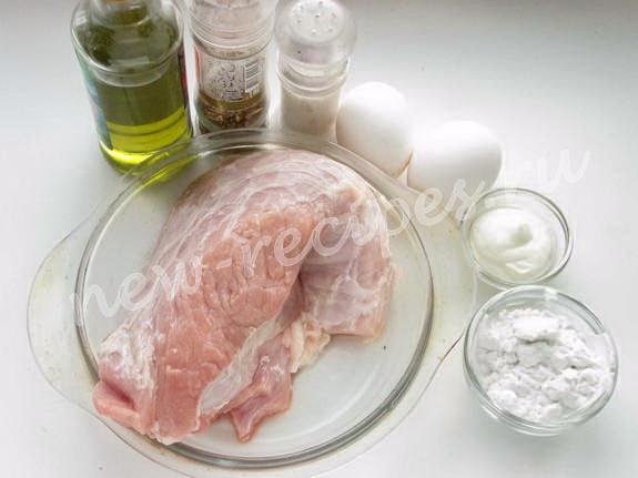 ингредиенты для мясных оладий