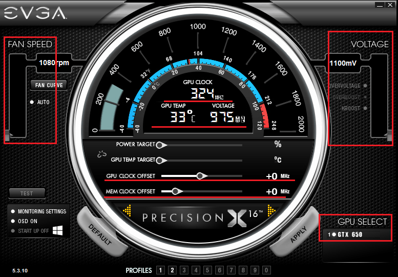 EVGA Precision X.