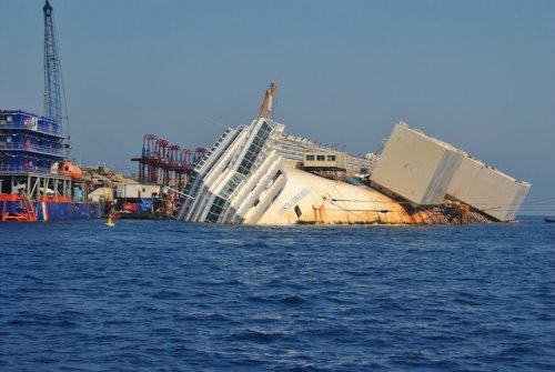 Интересные факты о крушении Costa Concordia катастрофы,корабли,море