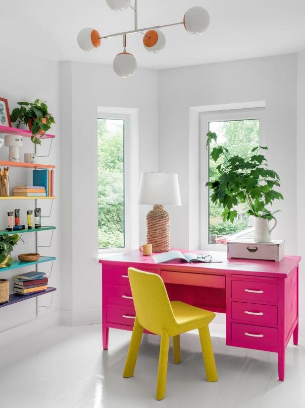 10 умных идей расположения домашнего офиса в маленькой квартире для дома и дачи,идеи и вдохновение,интерьер