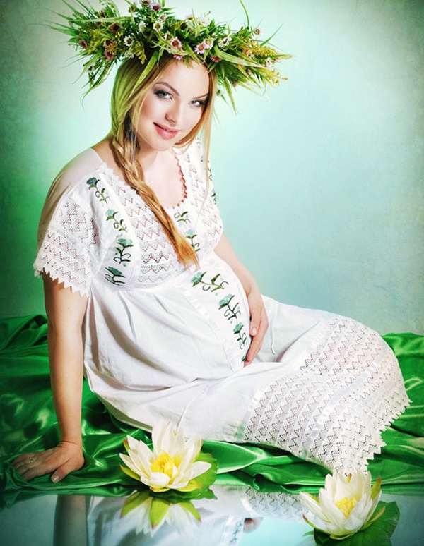 Беременность и красота беременной женщины. 