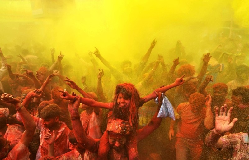 Холи, фестиваль красок в Индии (2014 г.) подборка фото, хорошие фото, эмоции