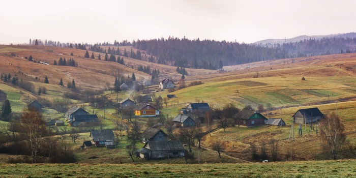 В деревне весной 