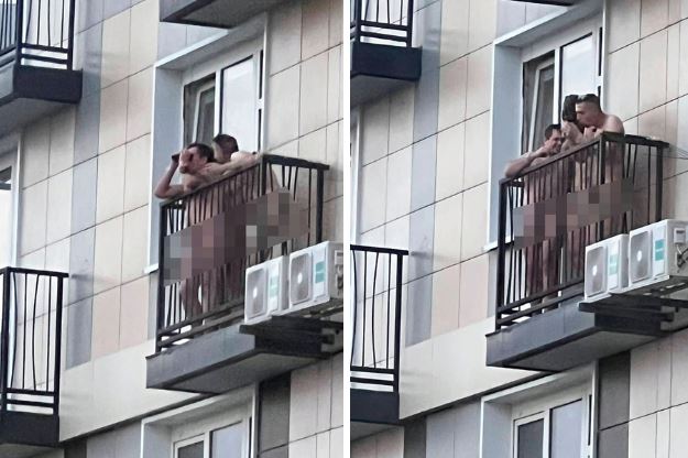 В Ростове трое мужчин устроили голую «вечеринку» на балконе