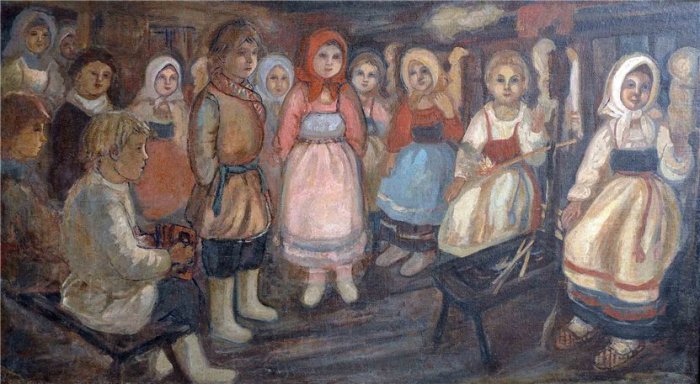 Традиции молодёжных посиделок на Руси