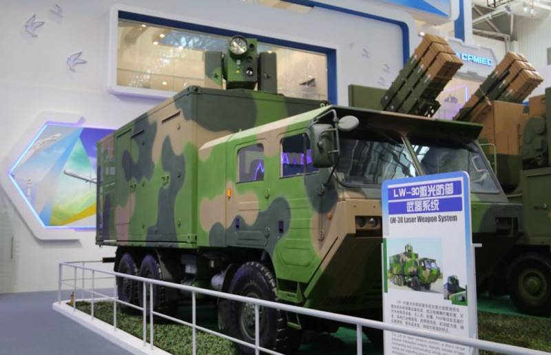 Китайские боевые лазеры ПВО оружие