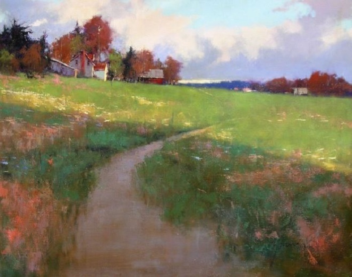 Деревенские пейзажи на эмоциональных картинах с мощной энергетикой Деревенские пейзажи на эмоциональных картинах с мощной энергетикой