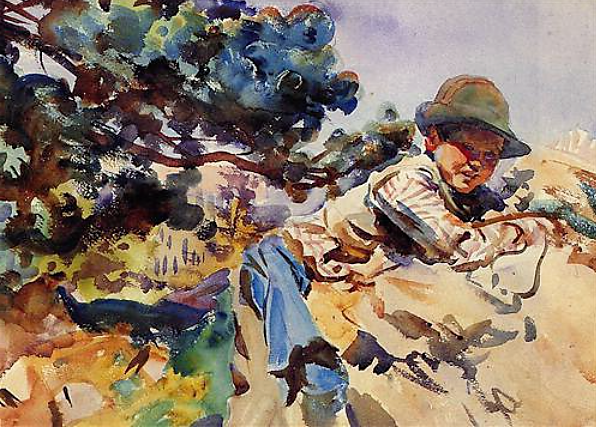 «Мальчик на скале», 1907