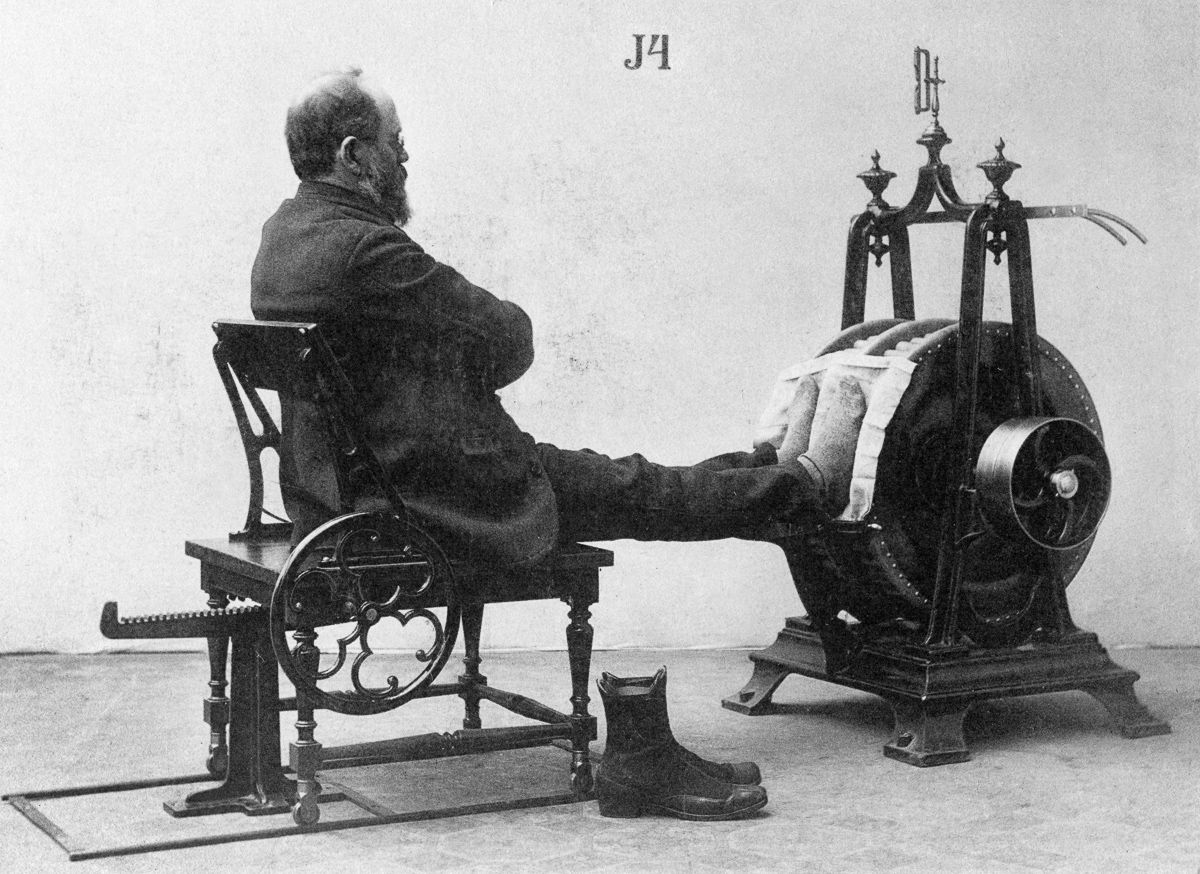 Тренажерка 19-ого века: «механотерапия» доктора Густава Зандера