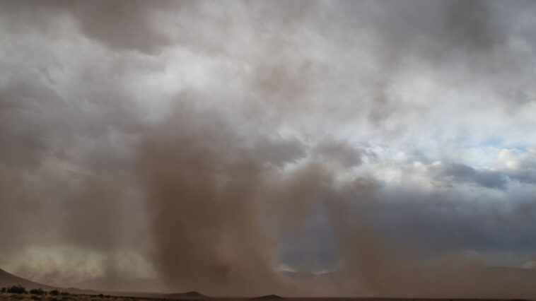 Пыльная буря накрыла юго-запад Казахстана