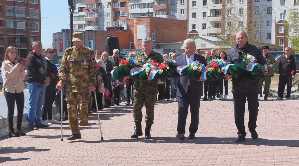 В Братске увековечили память погибших бойцов ЧВК “Вагнер”