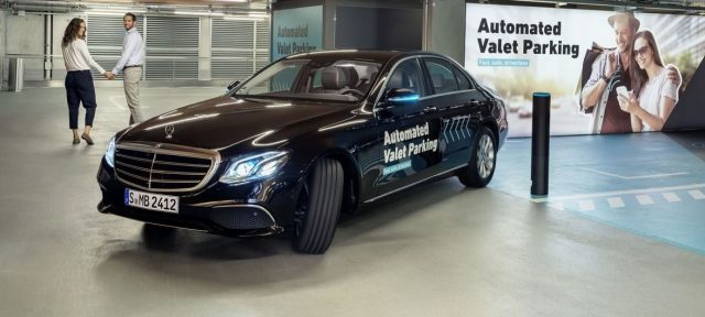 Daimler беспилотная парковка Mercedes