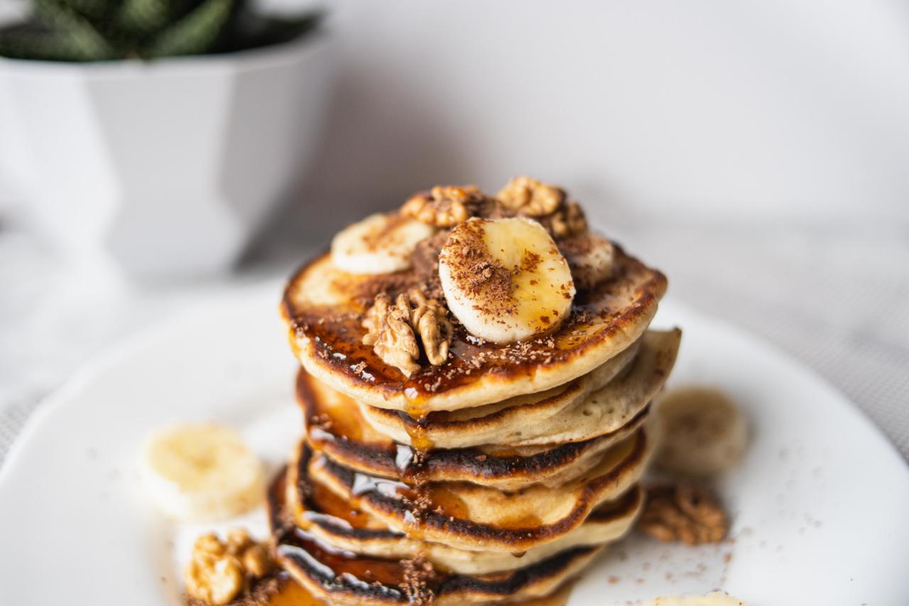 Банановые оладьи