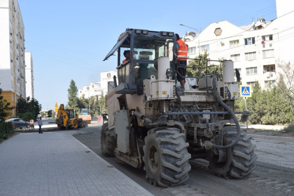 Ремонт дороги на улице Колобова в Севастополе скоро завершится 