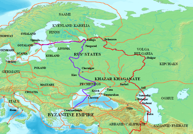 торговые маршруты Европы