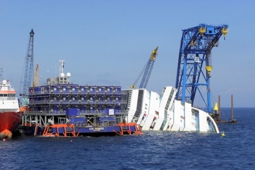 Интересные факты о крушении Costa Concordia катастрофы,корабли,море