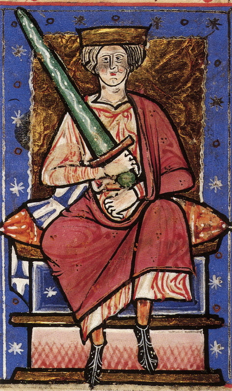 ​Портрет Этельреда II в рукописи XIII века. no.wikipedia.org - Цифры Warspot: 1017 лет  | Warspot.ru
