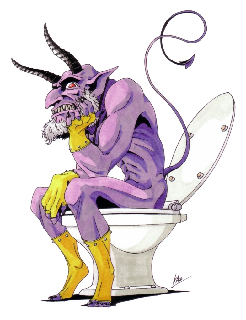 «Занято!» или четверка жутковатых туалетных богов и демонов из разных легенд и мифов