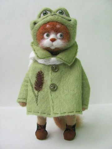 Если у Вас плохое настроение, посмотрите на эти игрушки ручной работы из шерсти и улыбнитесь. Такая милота! handmake,куклы и игрушки,поделки своими руками