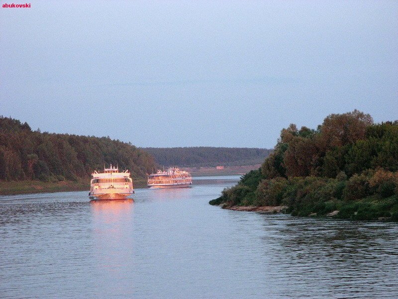 Прогулка по реке Ока ока, река, фоторепортаж