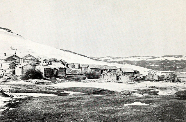 Саамское поселение на месте Островного, 1904 год
