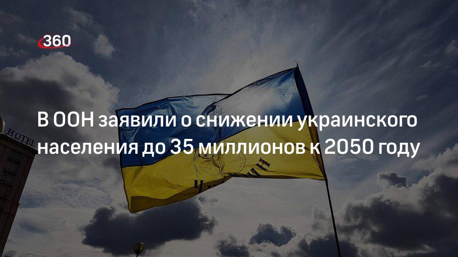 В ООН заявили о снижении украинского населения до 35 миллионов к 2050 году