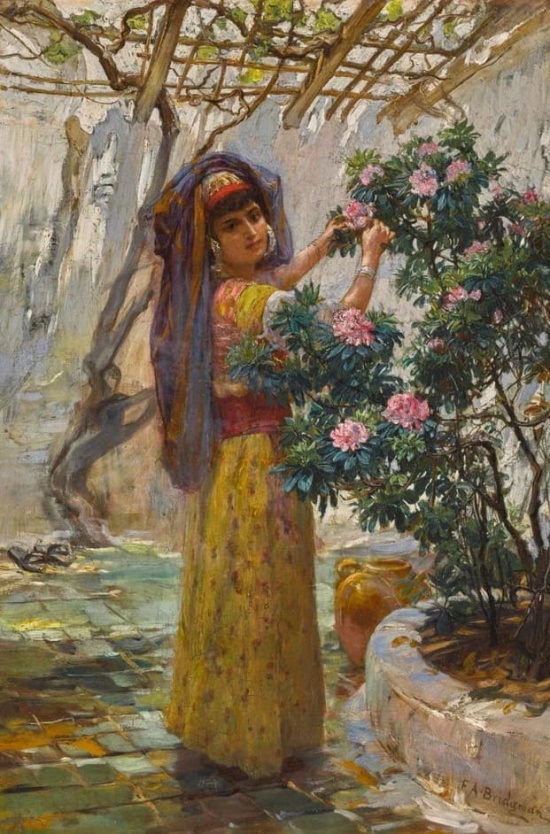 картина художника Фредерика Артура Бриджмена (Frederick Arthur Bridgman) – 18 художник Фредерик Артур Бриджмен (Frederick Arthur Bridgman) картины – 18