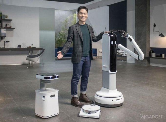 Компания Samsung представила робота-помощника по дому бытовая техника,гаджеты,Интернет,наука,роботы,техника,технологии,электроника