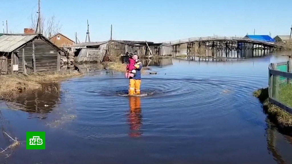 Четыре района Вологодской области ушли под воду