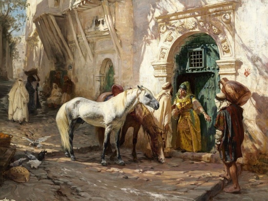 картина художника Фредерика Артура Бриджмена (Frederick Arthur Bridgman) – 22 художник Фредерик Артур Бриджмен (Frederick Arthur Bridgman) картины – 22