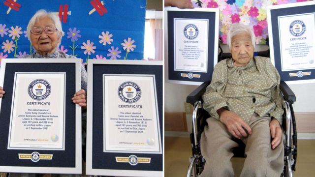 107-летние двойняшки. Книга рекордов Гиннеса назвала самых пожилых близнецов планеты
