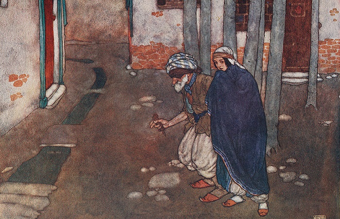 Для арабской культуры характерна любовь к поэзии. Иллюстрация Эдмунда Дюлака.