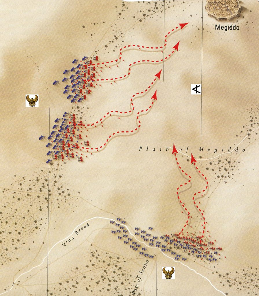 Битва при Мегиддо, вторая фаза.